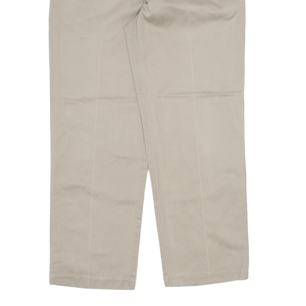 DOCKERS D3 Khaki Mens Trousers Beige Classic Straight W32 L30 Cheap