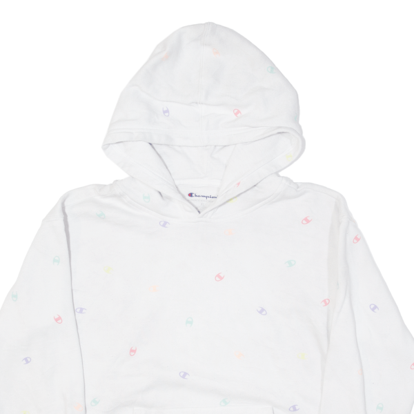 CHAMPION Boys White Hoodie XL For Sale