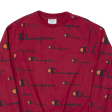 CHAMPION Reverse Weave Mens Sweatshirt Maroon S Hot on Sale