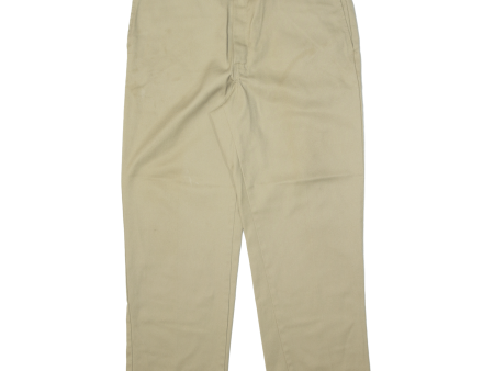 DICKIES 874 Workwear Mens Trousers Beige Regular Straight W38 L28 Supply