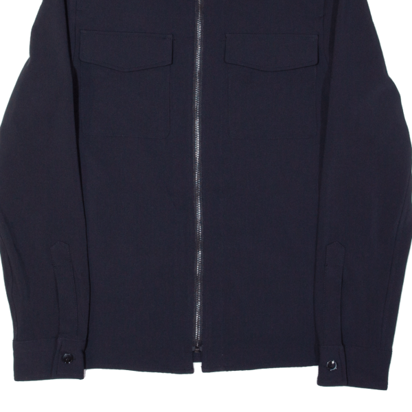 ZARA Womens Chore Jacket Blue S Online