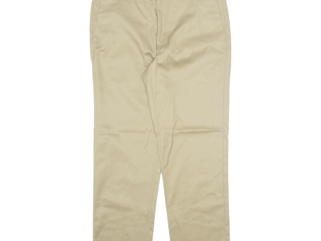 DOCKERS Khaki Mens Trousers Beige Slim Tapered W31 L27 Discount