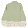 ZARA WOMAN Lace Details Womens Chore Jacket Green L Discount