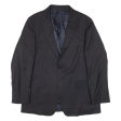 BALMAIN Mens Blazer Jacket Black Wool 3XL For Cheap