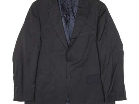 BALMAIN Mens Blazer Jacket Black Wool 3XL For Cheap