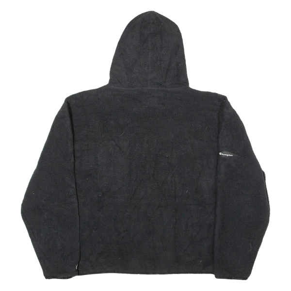 CHAMPION Fleece Womens Black Hoodie L For Discount