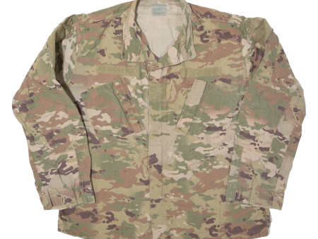 Army Mens Military Jacket Green Camouflage L Online Sale