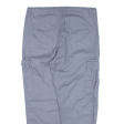 CLOCKHOUSE Cargo High Rise Womens Trousers Blue Relaxed Tapered W34 L26 Online now