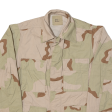 Army Mens Military Jacket Beige Camouflage XS For Sale