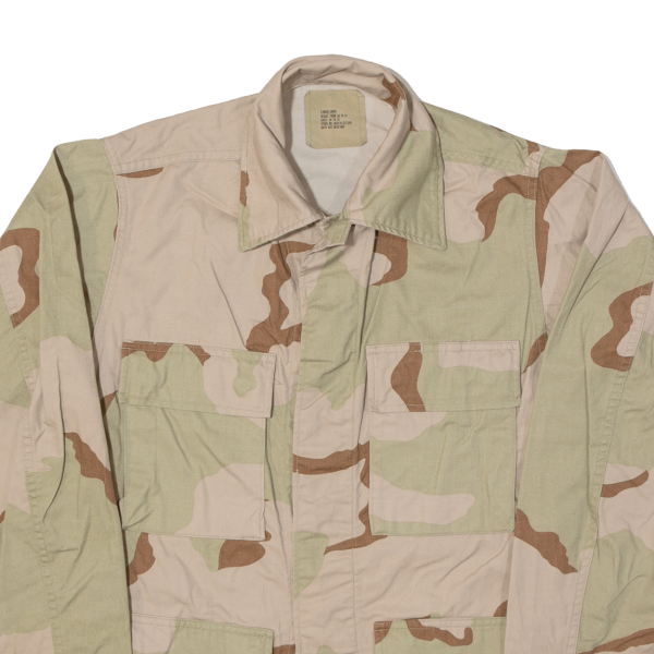 Army Mens Military Jacket Beige Camouflage XS For Sale