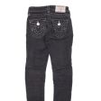 TRUE RELIGION Womens Jeans Black Slim Skinny W24 L27 Online now