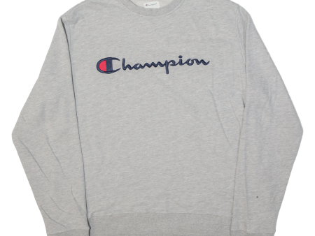 CHAMPION Womens Sweatshirt Grey XL Online