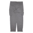 Cargo Womens Trousers Grey Regular Tapered W33 L28 on Sale