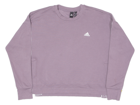 ADIDAS Womens Sweatshirt Purple M Online now