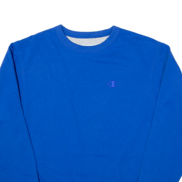 CHAMPION Mens Sweatshirt Blue S on Sale