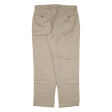 DOCKERS D4 Mens Trousers Beige Relaxed Straight W36 L32 For Discount