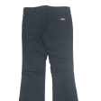 DICKIES Workwear Womens Trousers Black Regular Bootcut W26 L31 Supply