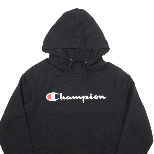 CHAMPION Mens Black Hoodie XS on Sale