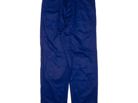 Workwear Mens Trousers Blue Regular Straight W39 L32 Online Hot Sale