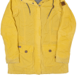 COLUMBIA Fleece Lined Womens Parka Jacket Yellow Hooded XS Fashion