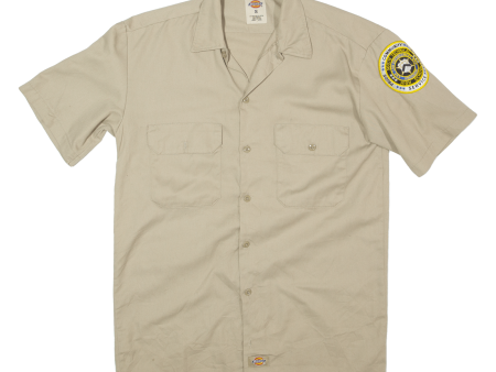 DICKIES Mens Worker Shirt Beige S Online now