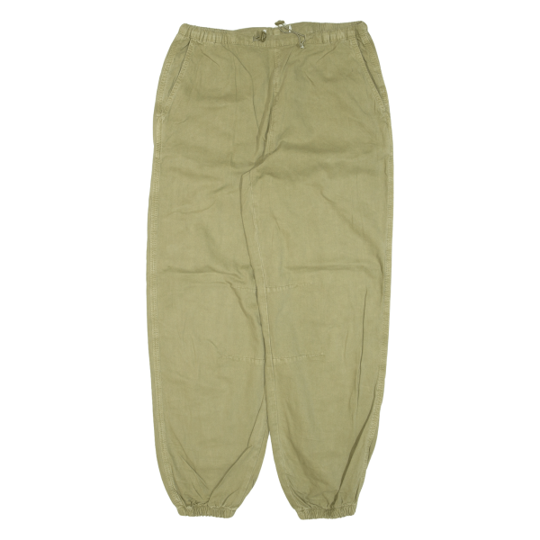 Womens Trousers Green Loose Tapered W30 L29 Supply