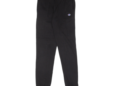 CHAMPION Mens Joggers Black Tapered S W26 L30 Hot on Sale