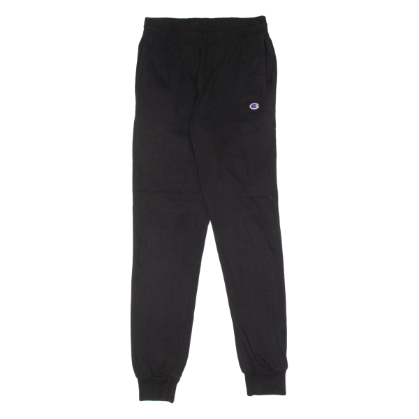 CHAMPION Mens Joggers Black Tapered S W26 L30 Hot on Sale