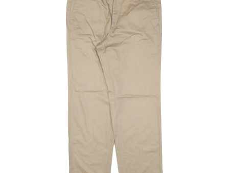 DICKIES Mens Trousers Beige Classic Straight W34 L32 Online Hot Sale