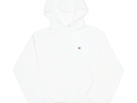 CHAMPION REVERSE WEAVE Mens White Hoodie S Sale