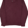 NAUTICA Mens Jumper Maroon High Neck Tight Knit 2XL Online Sale