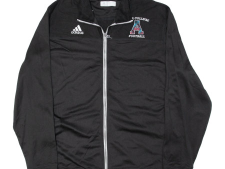 ADIDAS Alma College Football Mens Track Jacket Black XL Discount