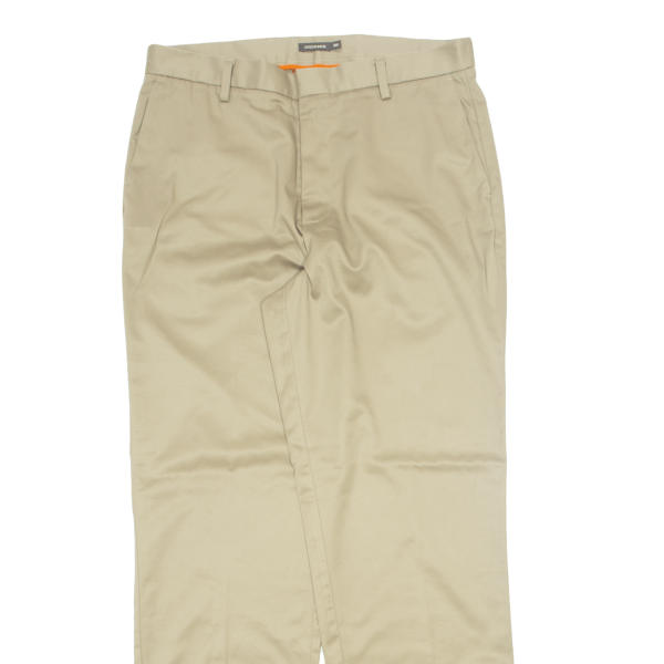 DOCKERS D3 Khaki Mens Trousers Beige Regular Straight W36 L34 Online Sale