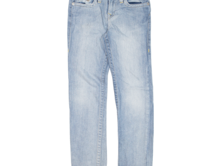 TRUE RELIGION Girls Jeans Blue Slim Straight W26 L26 Online now