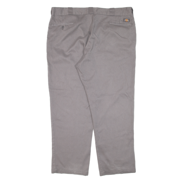 DICKIES 874 Workwear Mens Trousers Grey Regular Straight W40 L28 Online Sale