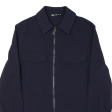 ZARA Womens Chore Jacket Blue S Online