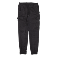 CLOCKHOUSE Cargo Womens Trousers Black Slim Tapered W28 L28 Fashion