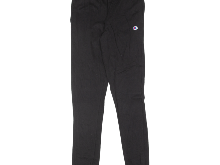 CHAMPION Mens Joggers Black Tapered S W26 L31 Cheap