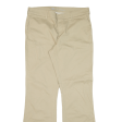 DICKIES Workwear Womens Trousers Beige Slim Bootcut W35 L33 Online now