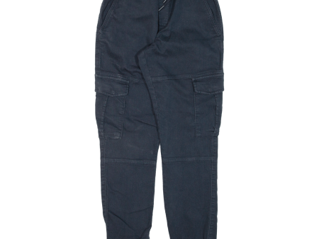 Cargo Womens Trousers Blue Regular Tapered W26 L29 For Sale