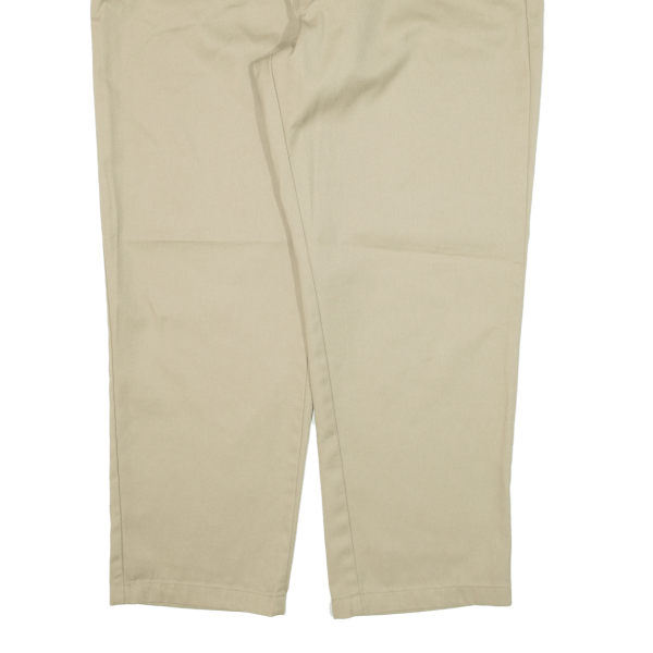 DICKIES 874 Workwear Mens Trousers Beige Regular Straight W44 L30 Cheap