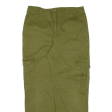 Cargo Womens Trousers Green Regular Tapered W31 L27 Online