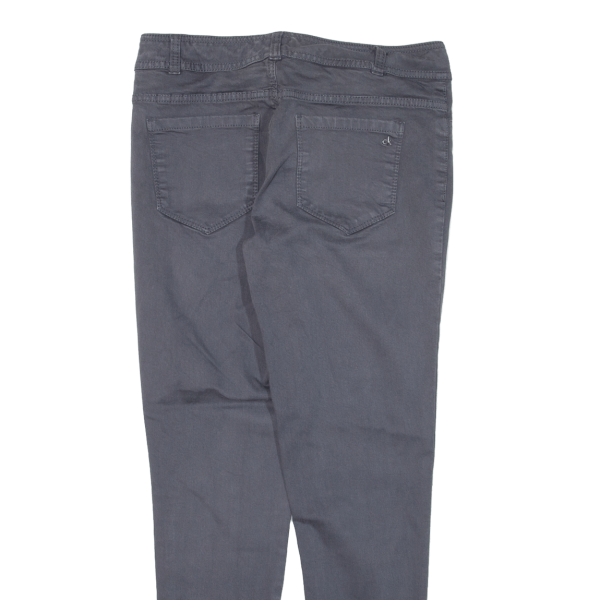 CALVIN KLEIN Womens Trousers Grey Slim Skinny W28 L25 Online Hot Sale