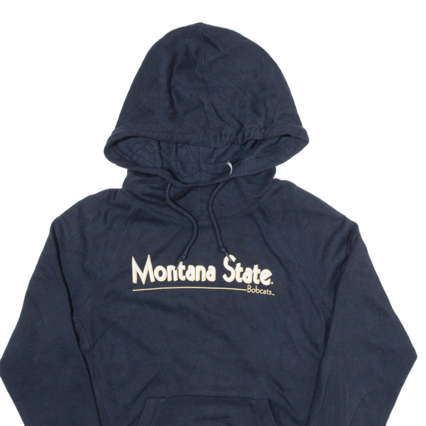 CHAMPION Montana State Bobcats Womens Blue Hoodie USA S Supply