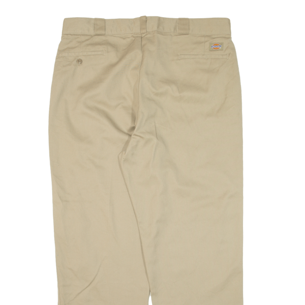 DICKIES Workwear Mens Trousers Beige Regular Straight W40 L31 For Discount