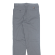 DICKIES Flex Workwear Mens Trousers Grey Slim Tapered W28 L30 Supply