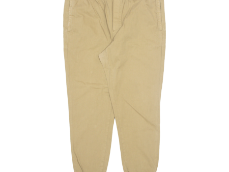 ZARA Womens Trousers Beige Relaxed Tapered W38 L28 Online