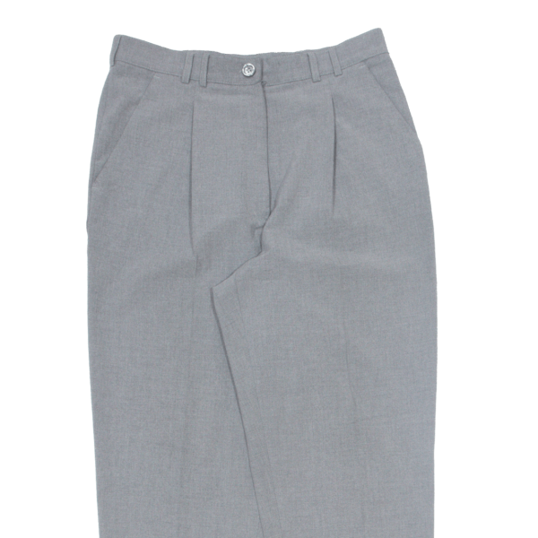 BIAGGINI Womens Trousers Grey Regular Straight W29 L24 Sale