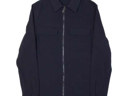 ZARA Womens Chore Jacket Blue S Online