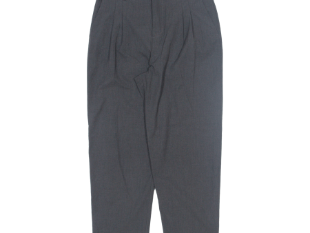 ZARA Womens Trousers Grey Regular Tapered W28 L25 Discount